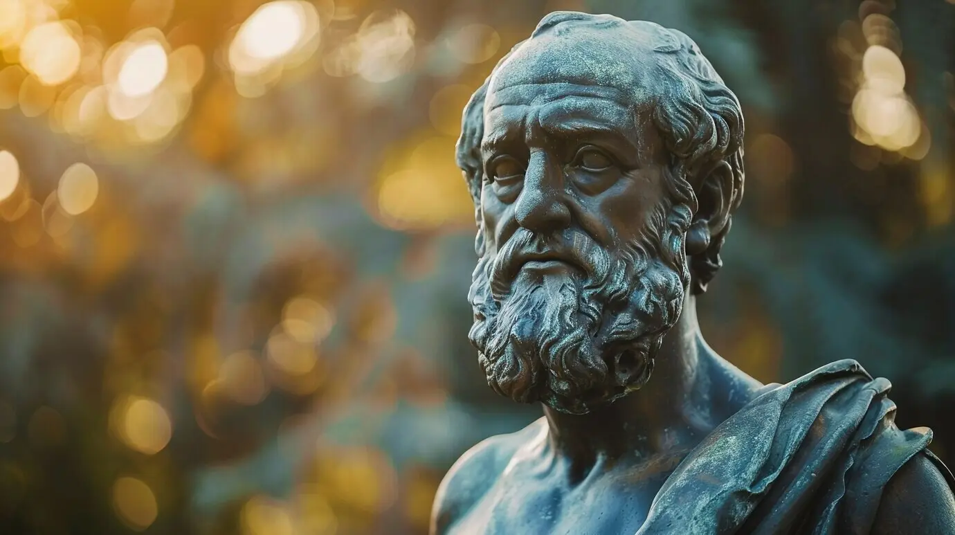 Изображение бюста из Древней Греции